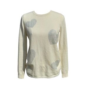 Sofia Cashmere Soft Cream Sweater